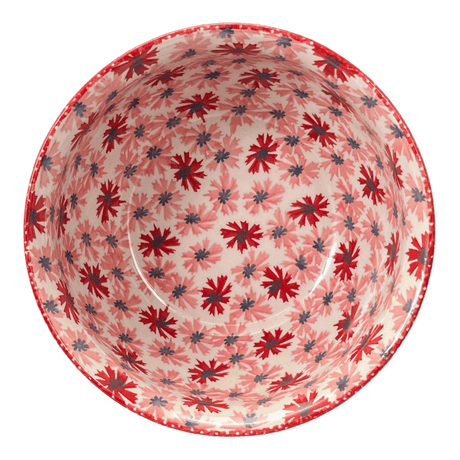 Bowl, Round, 7.75" in "Scarlet Daisy" by Manufaktura | M085U-AS73