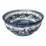 Bowl, Round, 9" Bowl in "Blue Life" by Manufaktura | M086S-EO39