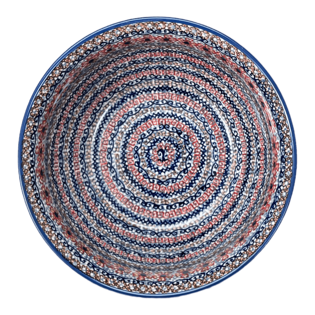 Bowl, Round, 9" Bowl in "Sweet Symphony" by Manufaktura | M086S-IZ15