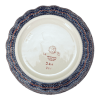 A picture of a Polish Pottery 9" Bowl (Sweet Symphony) | M086S-IZ15 as shown at PolishPotteryOutlet.com/products/9-bowl-sweet-symphony-m086s-iz15