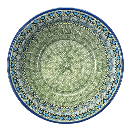 Bowl, Round, 9" Bowl in "Blue Bells" by Manufaktura | M086S-KLDN