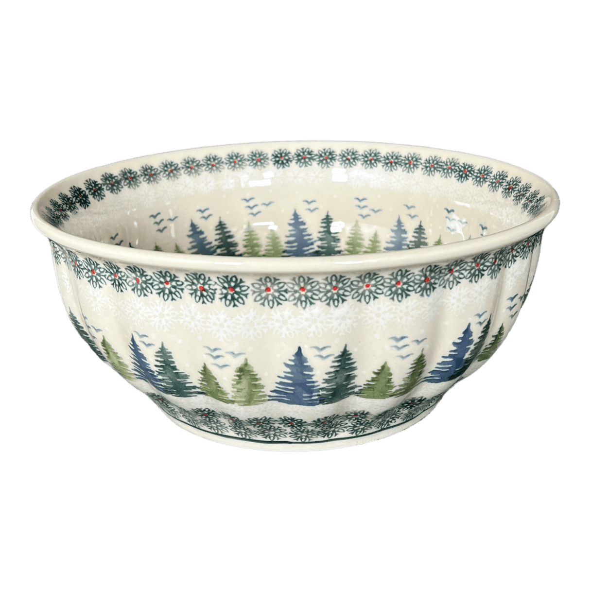 Bowl, Round, 9" Bowl in "Pine Forest" by Manufaktura | M086S-PS29