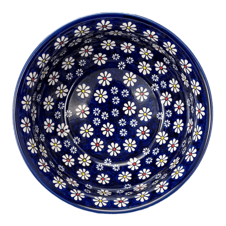 Bowl, Round, 9" Bowl in "Midnight Daisies" by Manufaktura | M086S-S002