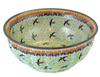 Polish Pottery 9" Bowl (Capistrano) | M086S-WK59 at PolishPotteryOutlet.com