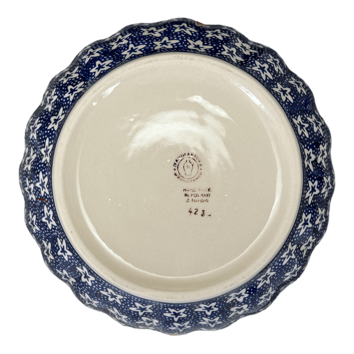 Bowl, Round, 9" Bowl in "Lone Star" by Manufaktura | M086T-LG01