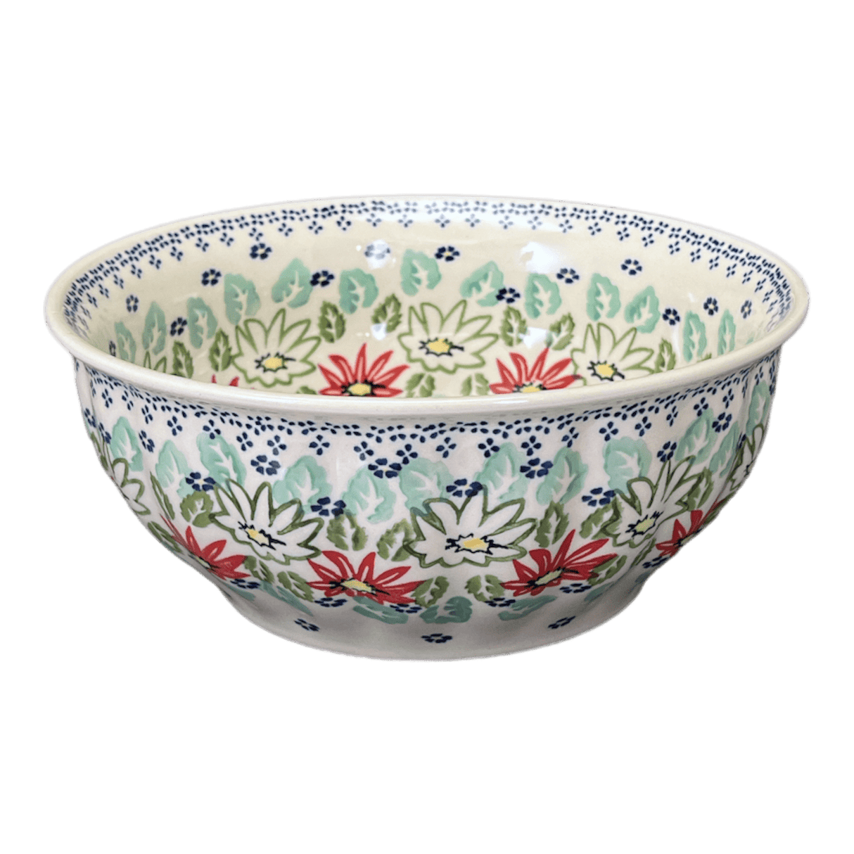 Bowl, Round, 9" Bowl in "Daisy Crown" by Manufaktura | M086T-MC20