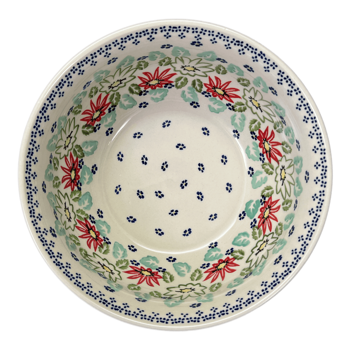 Bowl, Round, 9" Bowl in "Daisy Crown" by Manufaktura | M086T-MC20