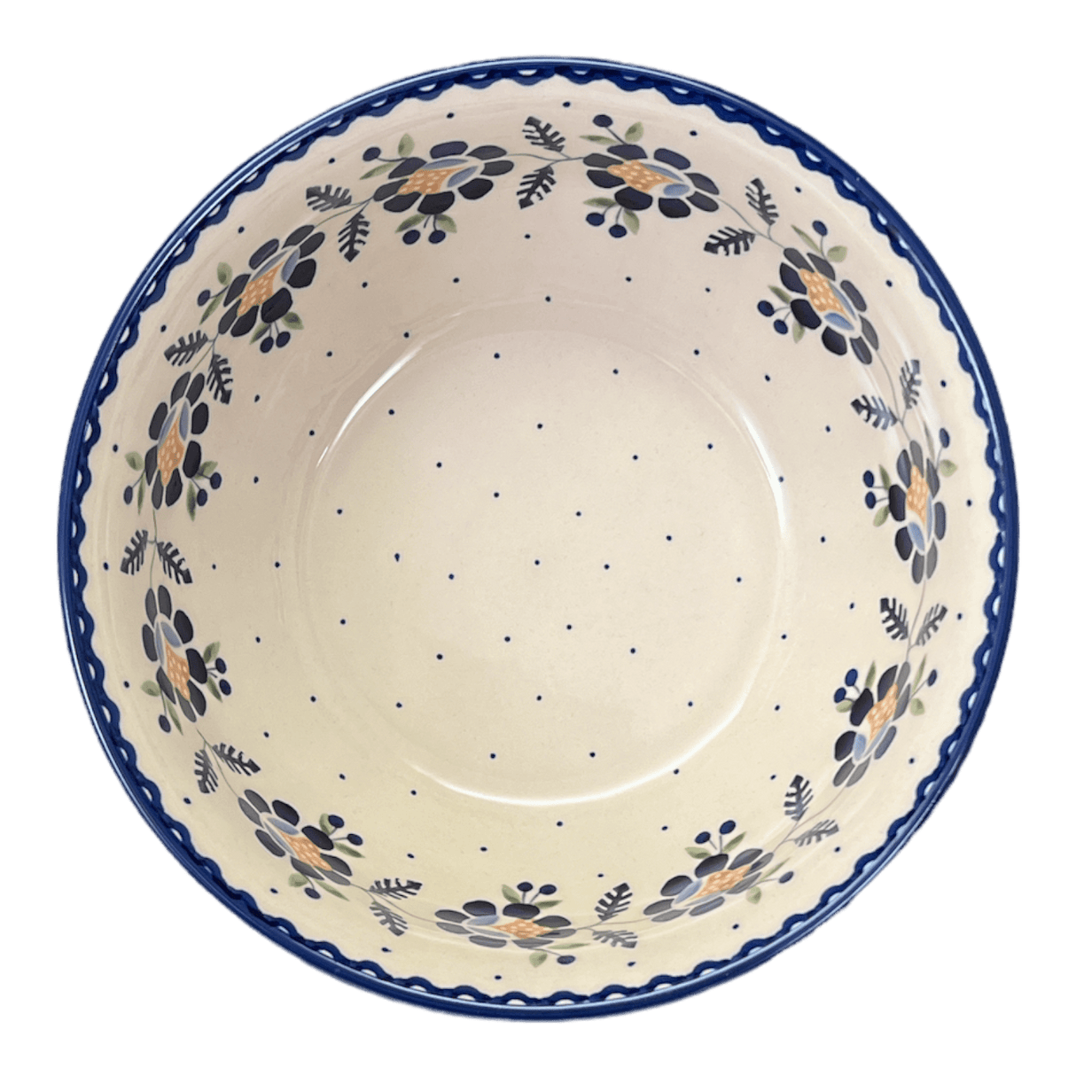 Bowl, Round, 9" Bowl in "Cornflower" by Manufaktura | M086T-RU