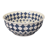 Bowl, Round, 9" Bowl in "Field of Diamonds" by Manufaktura | M086T-ZP04