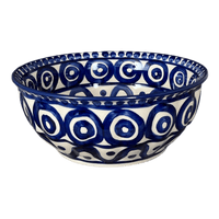 A picture of a Polish Pottery 9" Bowl (Polish Doodle) | M086U-99 as shown at PolishPotteryOutlet.com/products/9-bowl-polish-doodle-m086u-99
