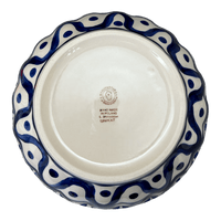 A picture of a Polish Pottery 9" Bowl (Polish Doodle) | M086U-99 as shown at PolishPotteryOutlet.com/products/9-bowl-polish-doodle-m086u-99