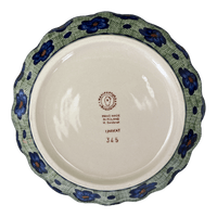 A picture of a Polish Pottery 9" Bowl (Violet Storm) | M086U-ASZ as shown at PolishPotteryOutlet.com/products/9-bowl-violet-storm-m086u-asz