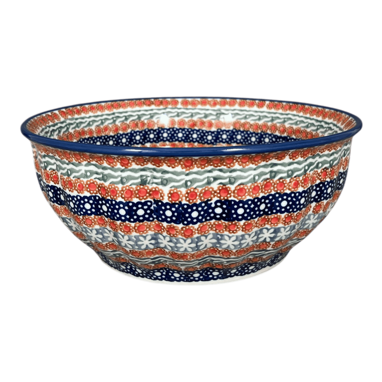 Bowl, Round, 9" Bowl in "Fanfare" by Manufaktura | M086U-EO28