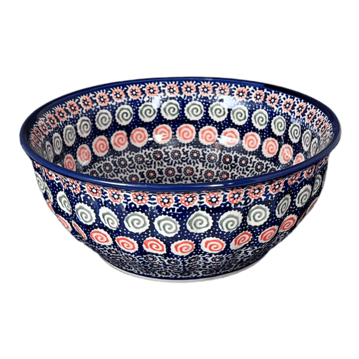 Bowl, Round, 9" Bowl in "Carnival" by Manufaktura | M086U-RWS