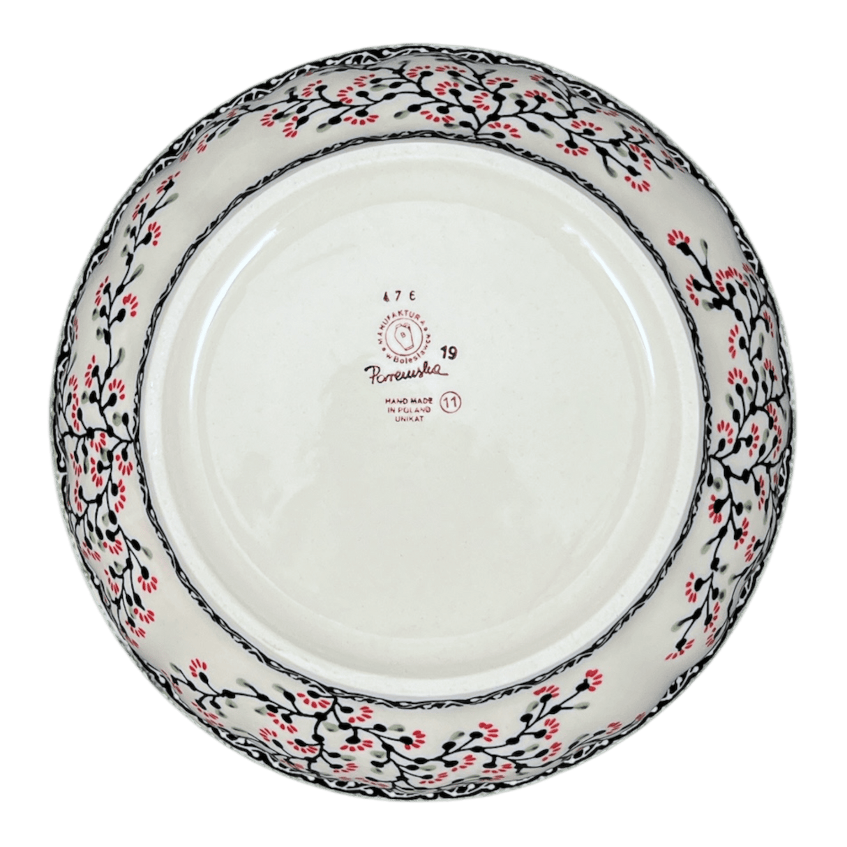 Bowl, Round, 11" in "Cherry Blossoms" by Manufaktura | M087S-DPGJ