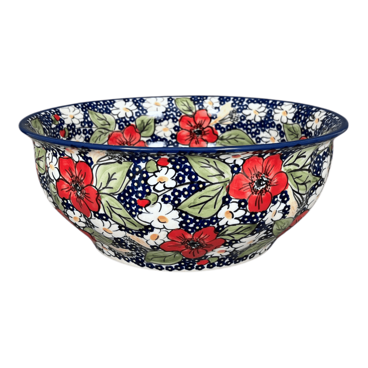 Bowl, Round, 11" in "Poppies & Posies" by Manufaktura | M087S-IM02