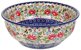 Bowl, Round, 11" in "Floral Fantasy" by Manufaktura | M087S-P260