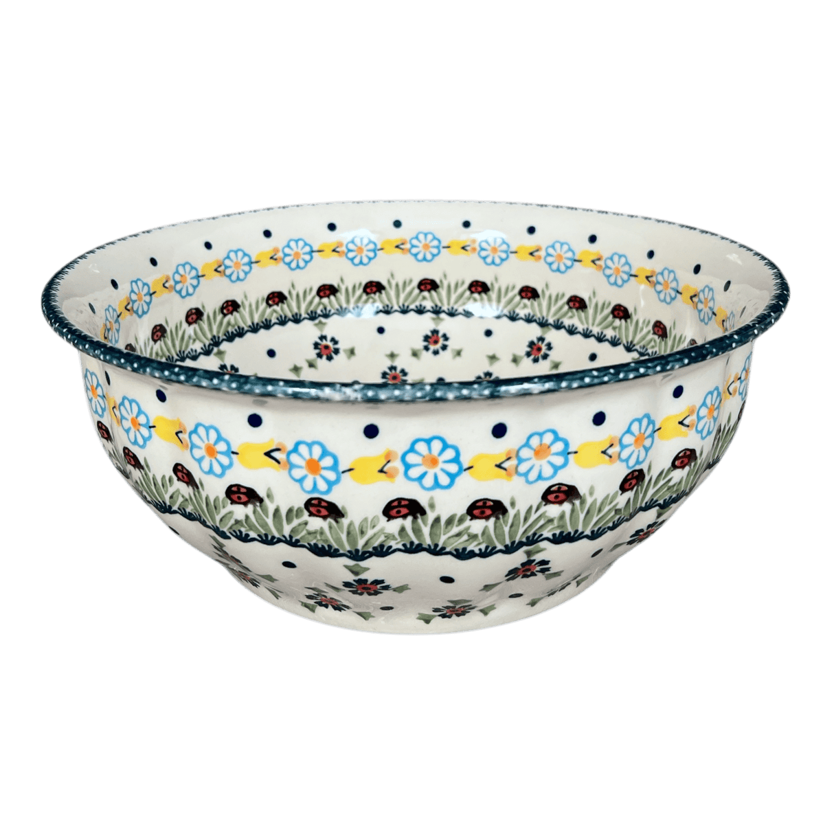 Bowl, Round, 11" in "Lady Bugs" by Manufaktura | M087T-IF45