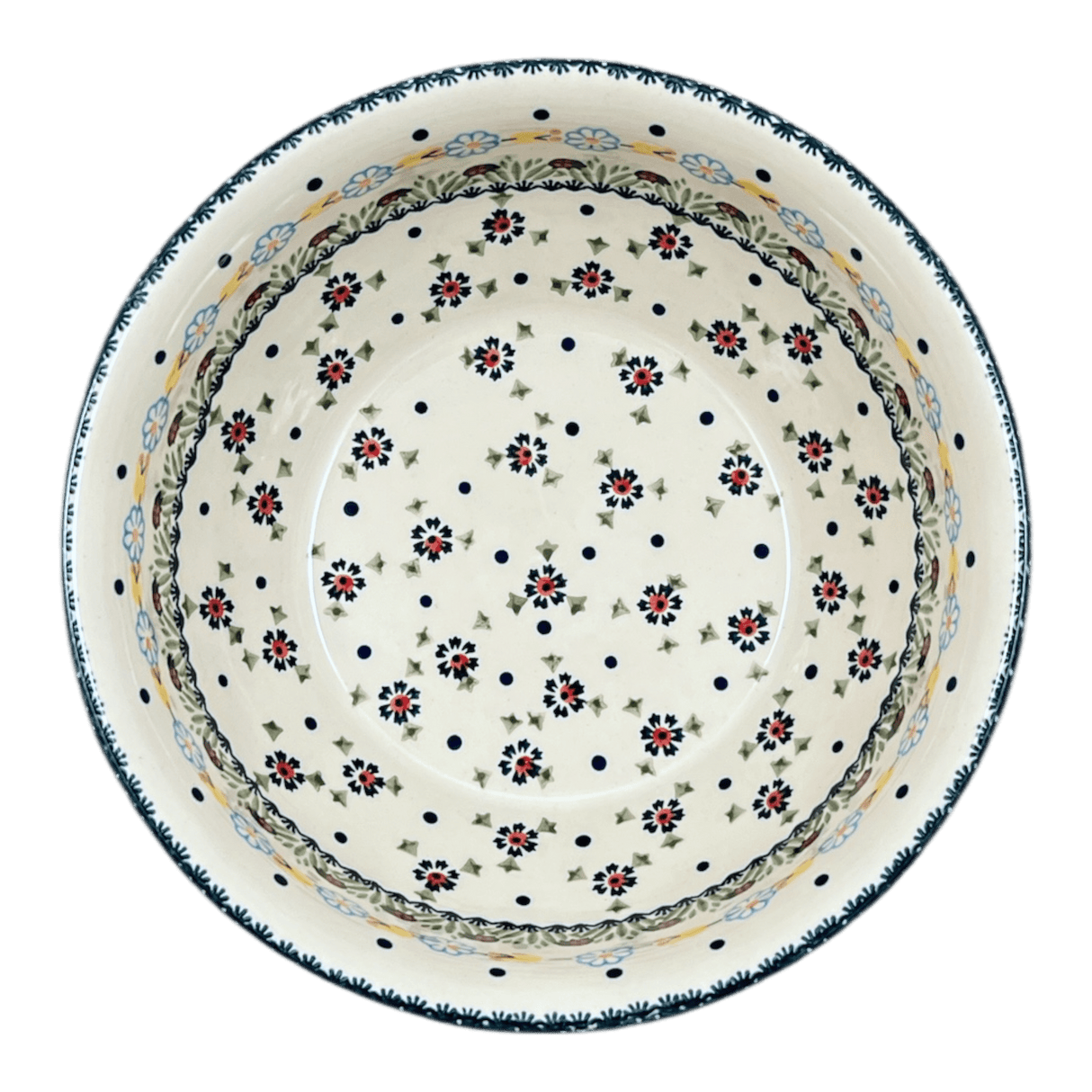 Bowl, Round, 11" in "Lady Bugs" by Manufaktura | M087T-IF45