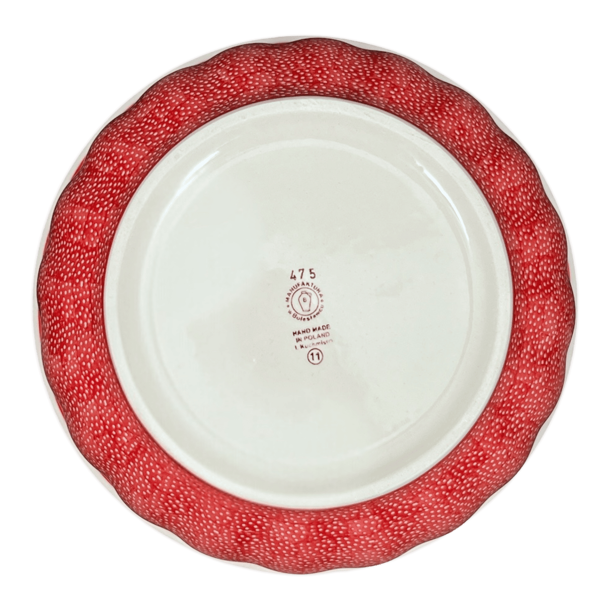 Bowl, Round, 11" in "Red Sky at Night" by Manufaktura | M087T-WCZE