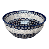 Bowl, Round, 11" in "Peacock Dot" by Manufaktura | M087U-54K