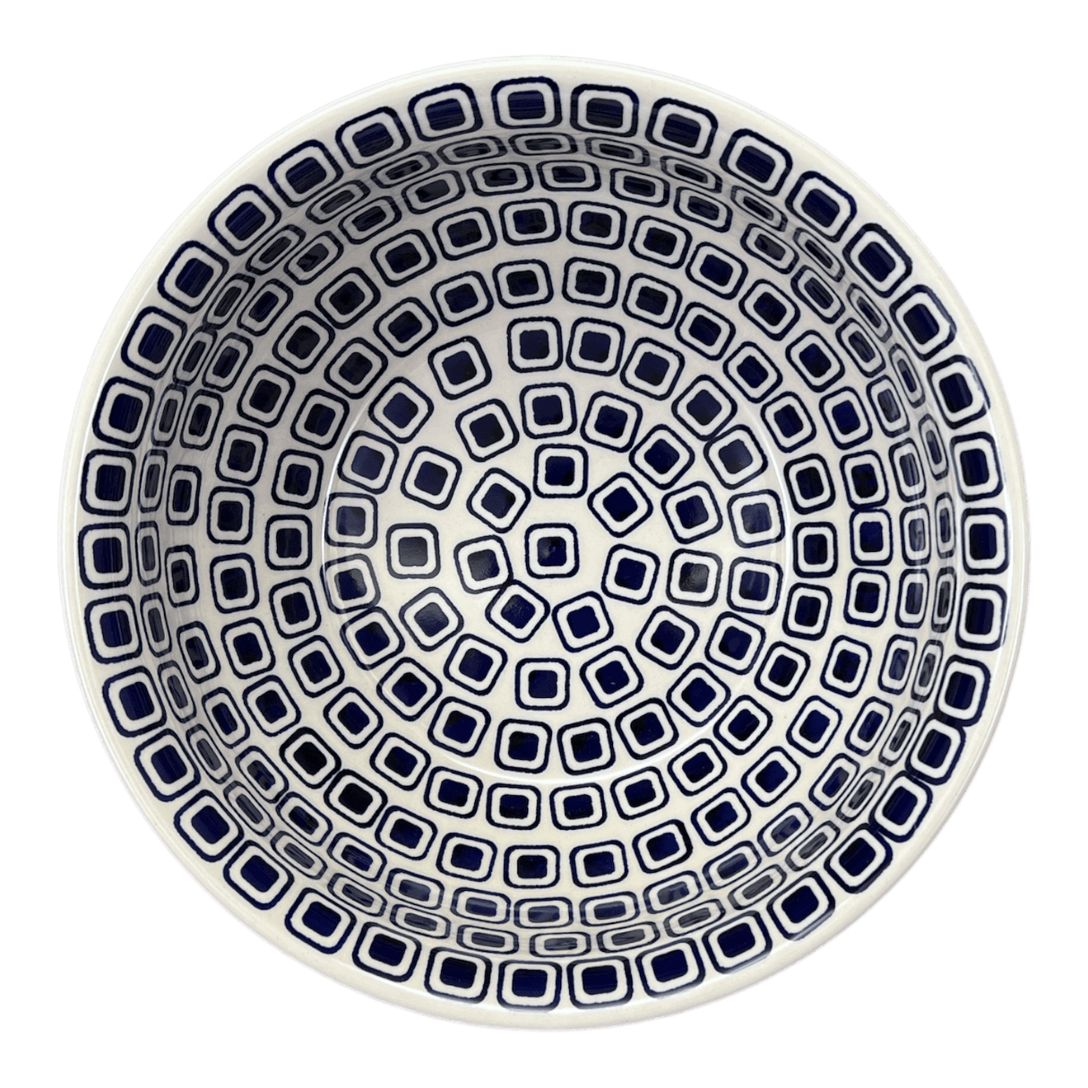 Bowl, Round, 11" in "Navy Retro" by Manufaktura | M087U-601A