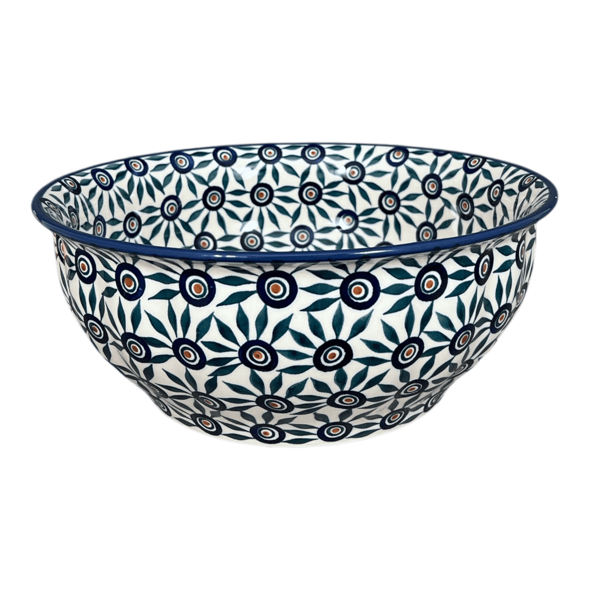 Bowl, Round, 11" in "Peacock Parade" by Manufaktura | M087U-AS60