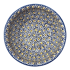 Polish Pottery 11" Bowl (Kaleidoscope) | M087U-ASR Additional Image at PolishPotteryOutlet.com