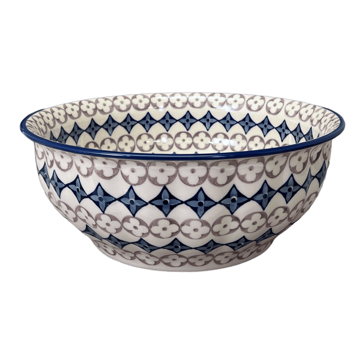 Bowl, Round, 11" in "Diamond Blossoms" by Manufaktura | M087U-ZP03