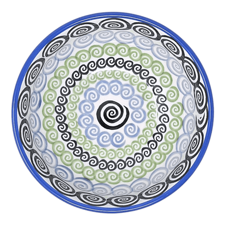 Bowl, Round, 6" in "Hypnotic Whirlpool" by Manufaktura | M089M-CGZC