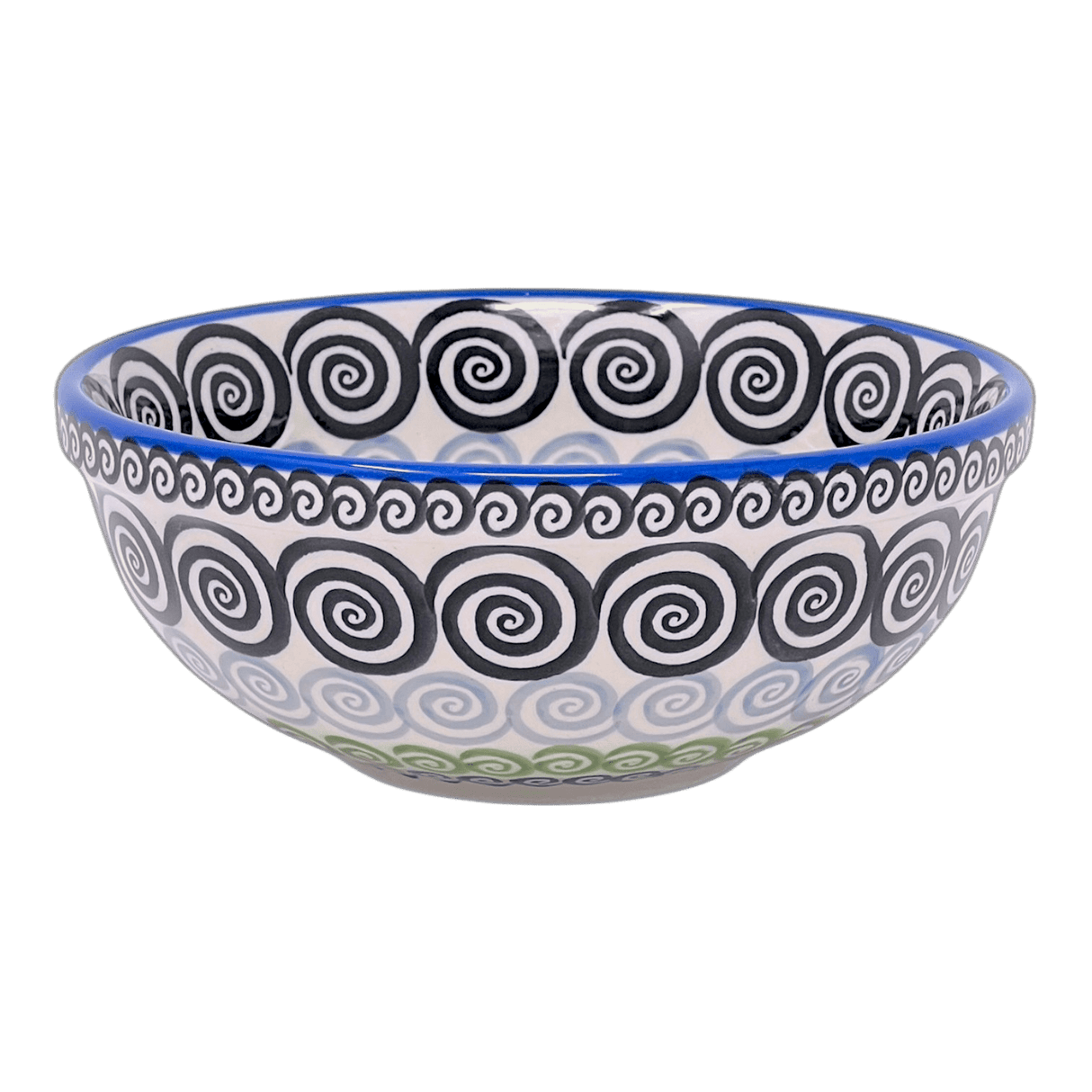 Bowl, Round, 6" in "Hypnotic Whirlpool" by Manufaktura | M089M-CGZC