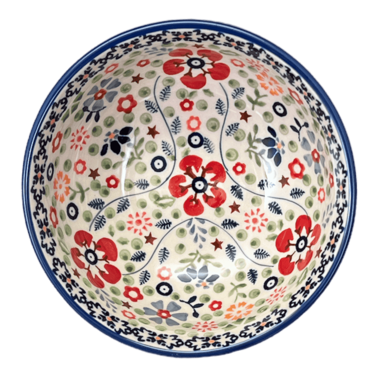 Bowl, Round, 6" in "Full Bloom" by Manufaktura | M089S-EO34