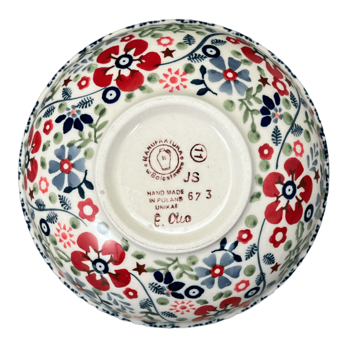 Bowl, Round, 6" in "Full Bloom" by Manufaktura | M089S-EO34