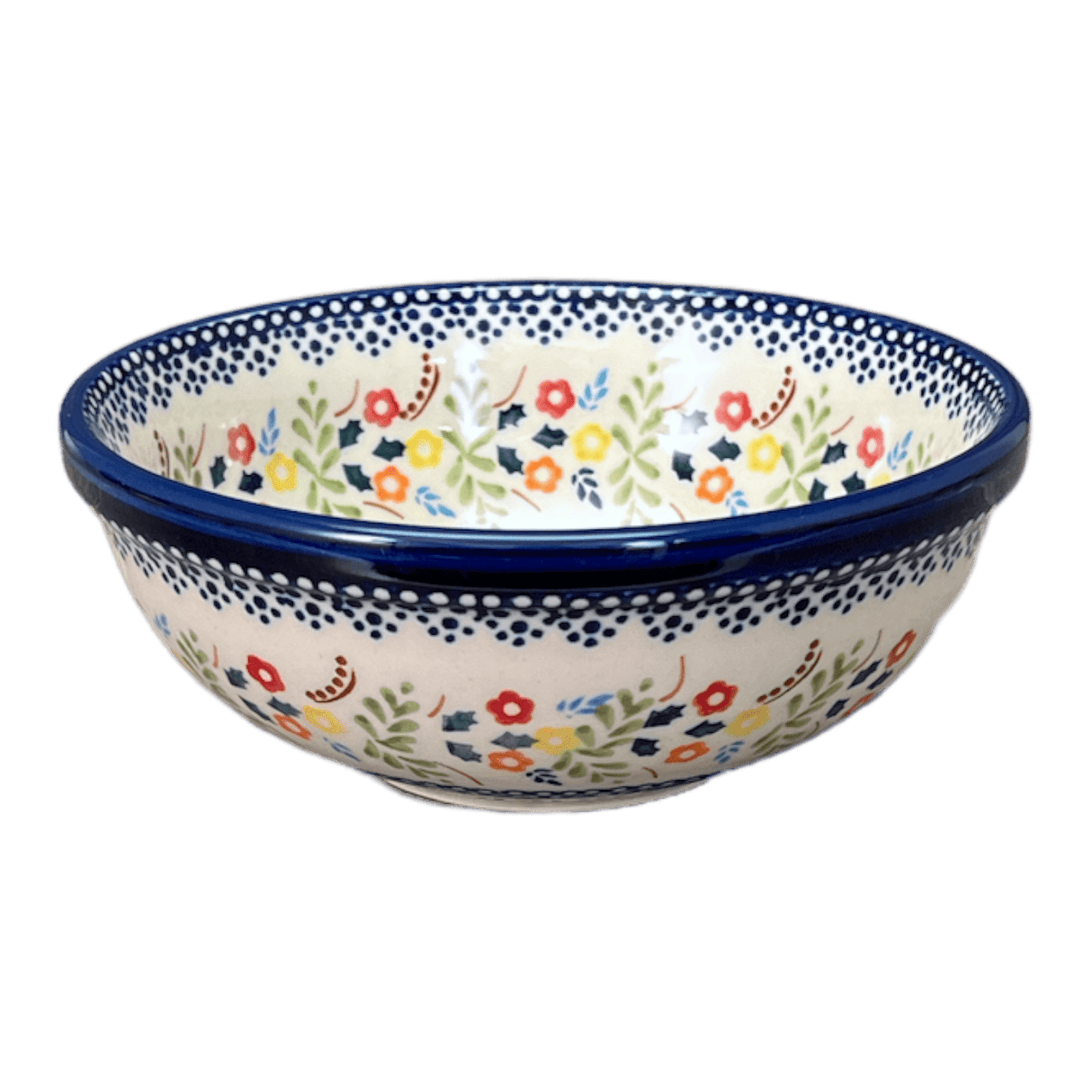 Bowl, Round, 6" in "Floral Garland" by Manufaktura | M089U-AD01