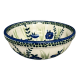 Bowl, Round, 6" in "Bouncing Blue Blossoms" by Manufaktura | M089U-IM03