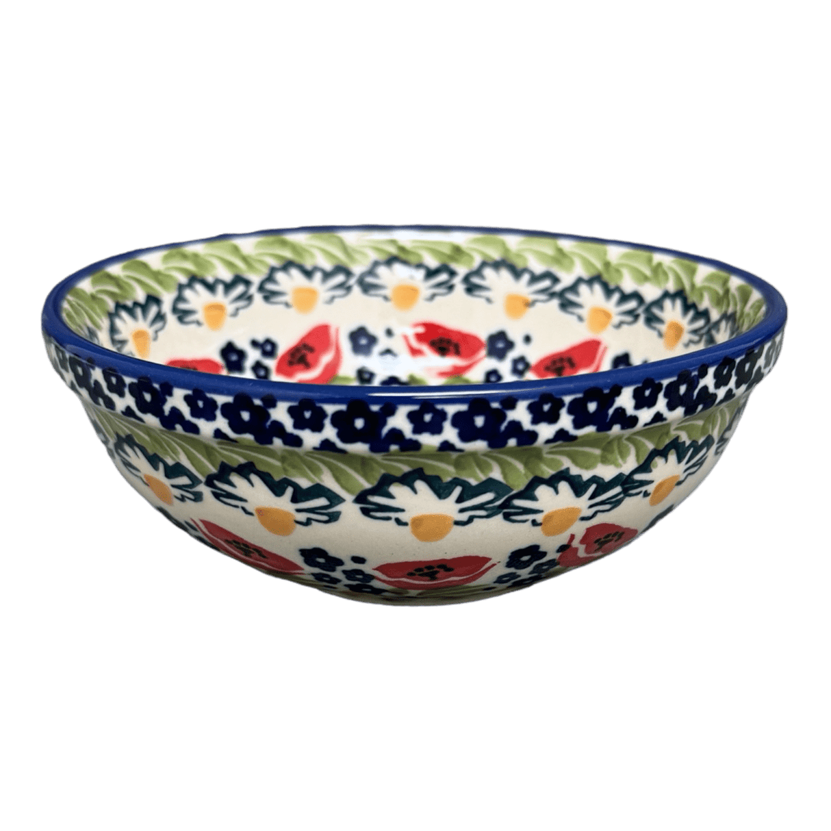 Bowl, Round, 6" in "Poppy Parade" by Manufaktura | M089U-P341