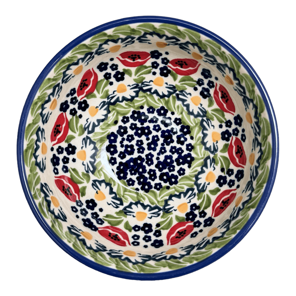 Bowl, Round, 6" in "Poppy Parade" by Manufaktura | M089U-P341