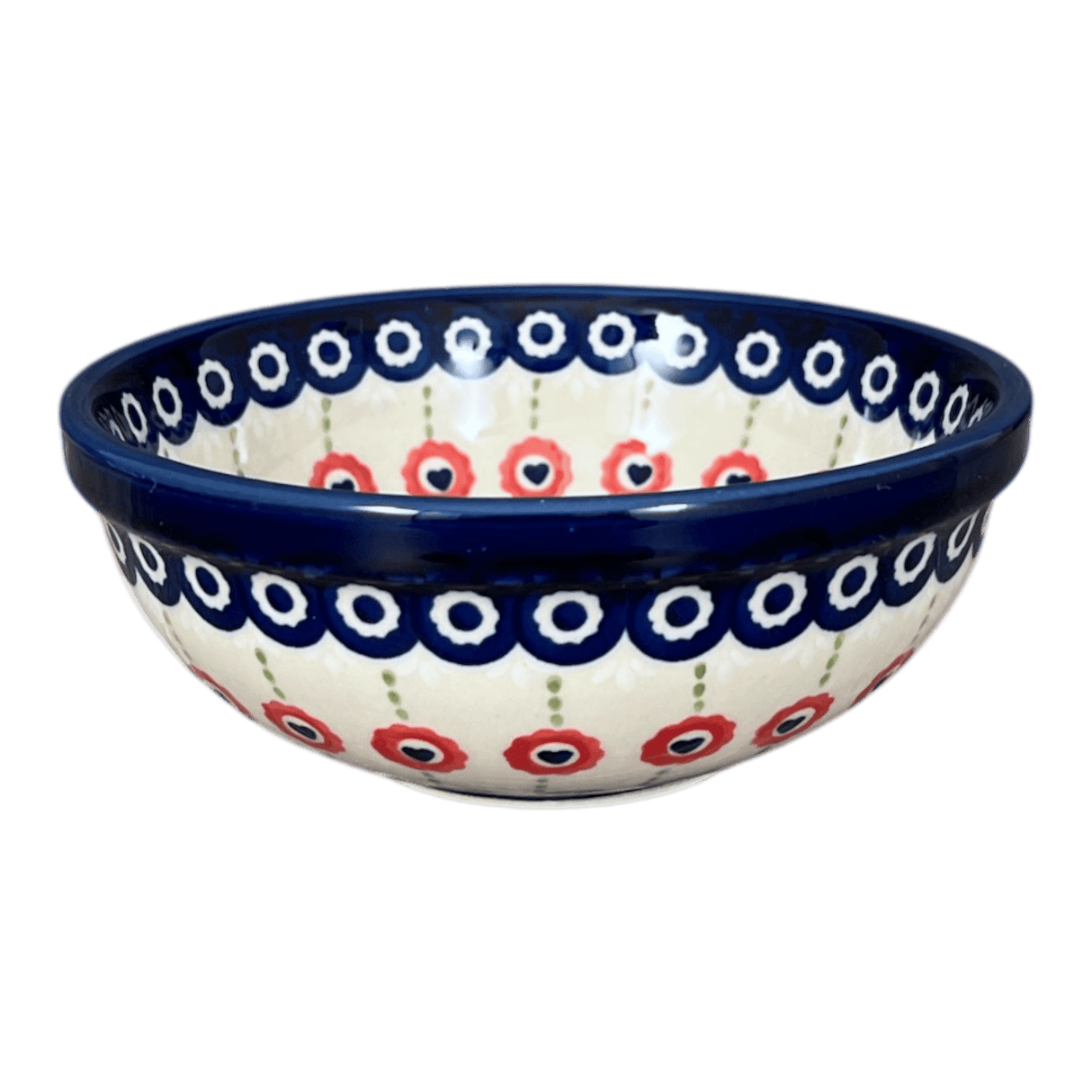 Bowl, Round, 6" in "Hearts in Bloom" by Manufaktura | M089U-PS03