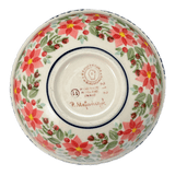 Bowl, Round, 6" in "Pink Poinsettia" by Manufaktura | M089S-PS14