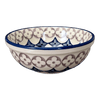 Polish Pottery 6" Bowl (Diamond Blossoms) | M089U-ZP03 at PolishPotteryOutlet.com