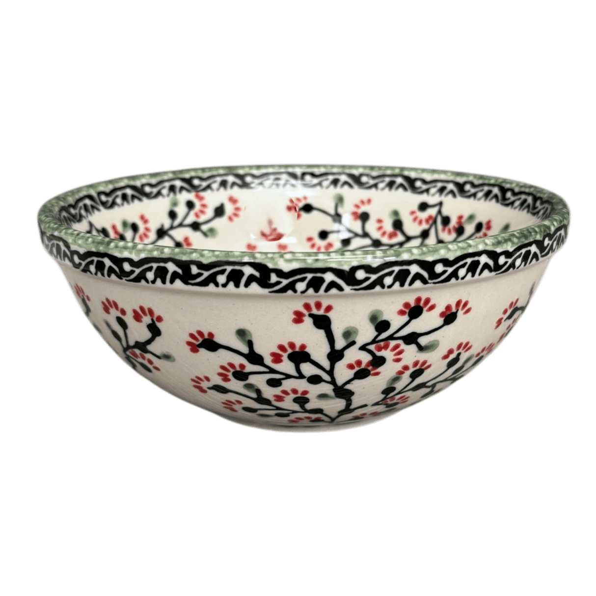 Bowl, Round, 6.75" in "Cherry Blossoms" by Manufaktura | M090S-DPGJ
