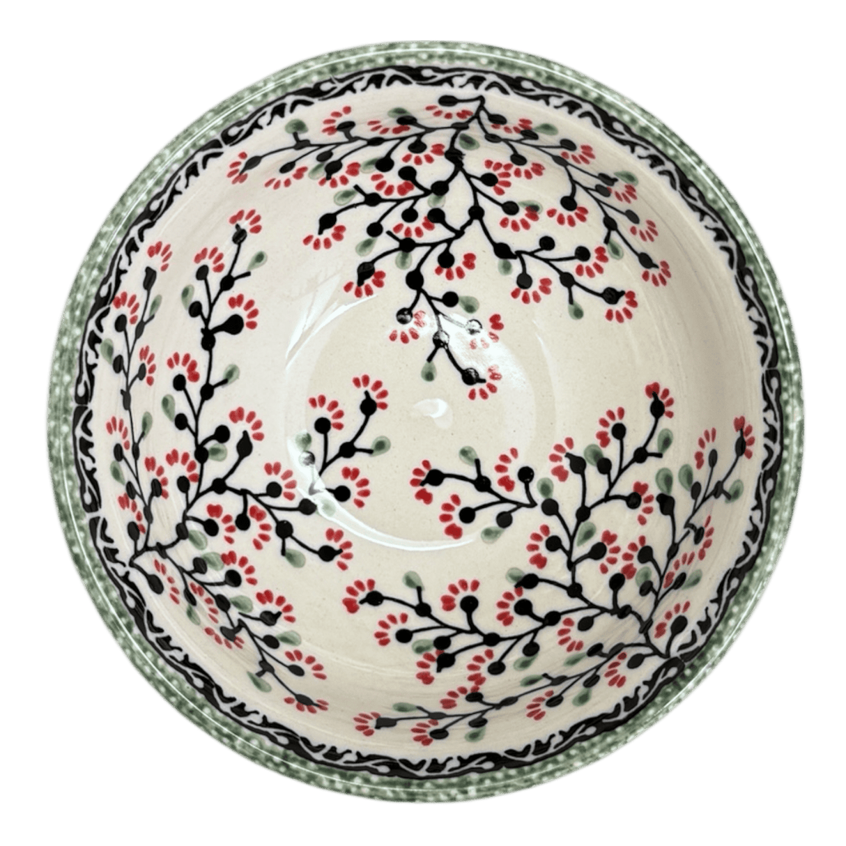 Bowl, Round, 6.75" in "Cherry Blossoms" by Manufaktura | M090S-DPGJ