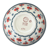 Bowl, Round, 6.75" in "Summer Blossoms" by Manufaktura | M090T-P232