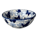 Bowl, Round, 6.75" in "Blue Butterfly" by Manufaktura | M090U-AS58