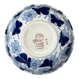 Bowl, Round, 6.75" in "Blue Butterfly" by Manufaktura | M090U-AS58