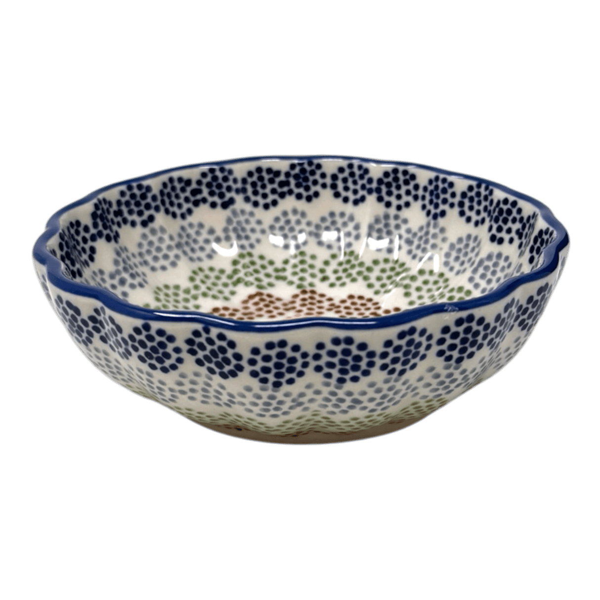 Bowl, Round, Blossom, 4.75" in "Speckled Rainbow" by Manufaktura | M094M-AS37