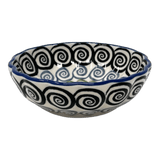 Bowl, Round, Blossom, 4.75" in "Hypnotic Whirlpool" by Manufaktura | M094M-CGZC
