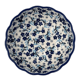 Bowl, Round, Blossom, 4.75" in "Scattered Blues" by Manufaktura | M094S-AS45