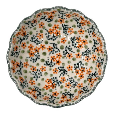 Bowl, Round, Blossom, 4.75" in "Peach Blossoms" by Manufaktura | M094S-AS46