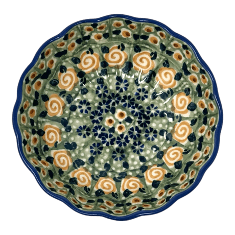 Bowl, Round, Blossom, 4.75" in "Perennial Garden" by Manufaktura | M094S-LM